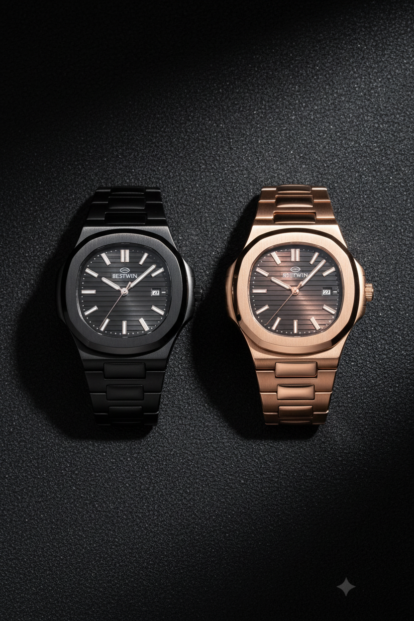Bestwin Nautilus Style Luxury Quartz Watch