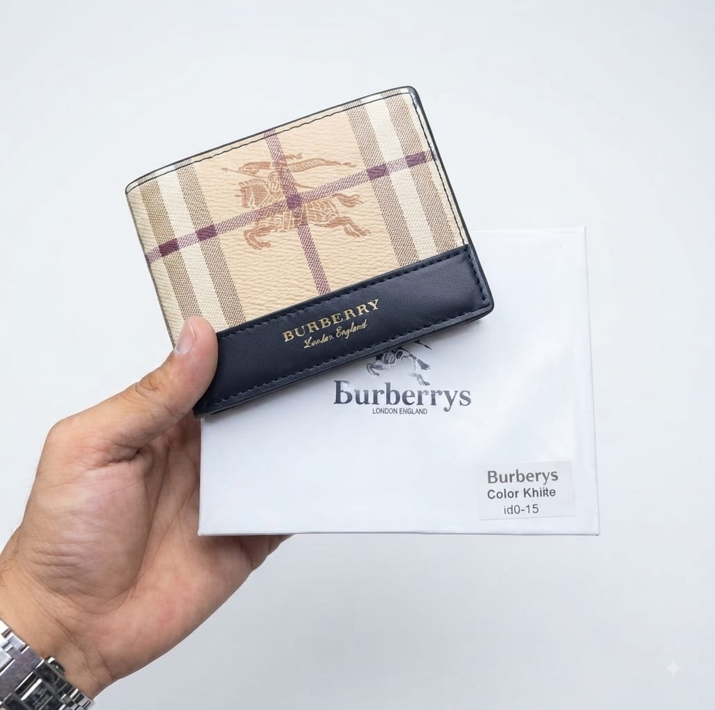 Burberrys Style Designer Mens Wallet