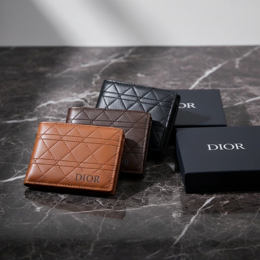 Dior Style Luxury Men's Wallet
