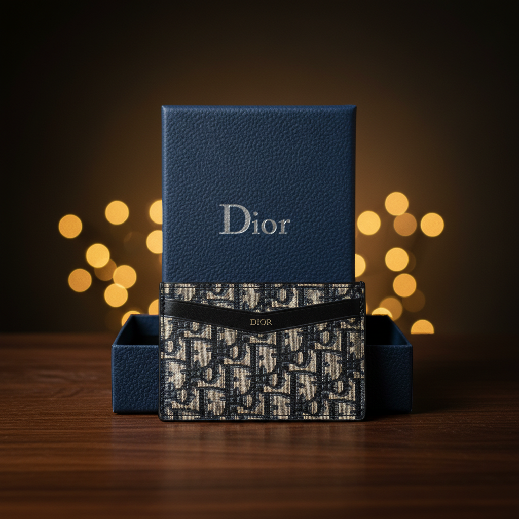 Dior Style Slim Pocket Cardholder