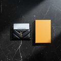 YSL Inspired Luxury Quilted Card Holder with Gift Box